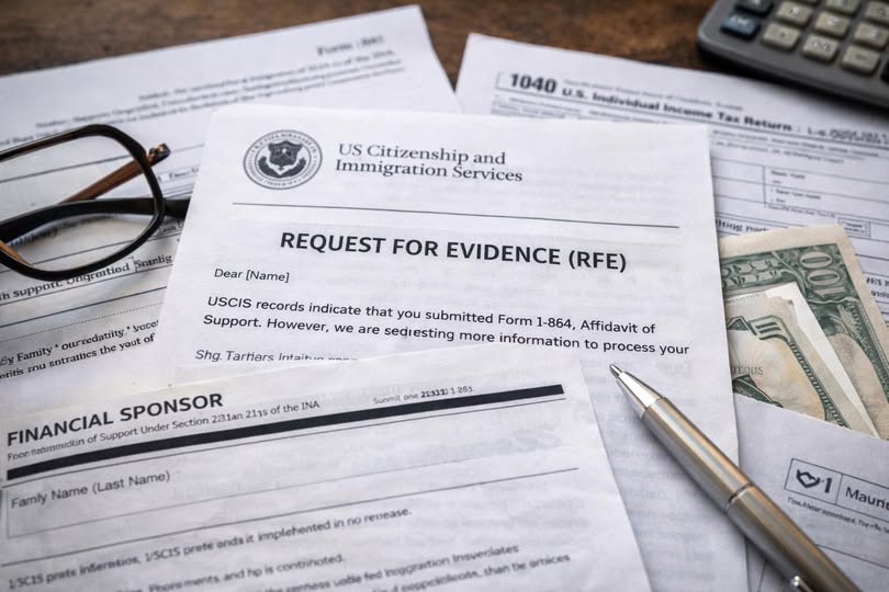 Kodėl USCIS siunčia papildomą užklausą (RFE)?