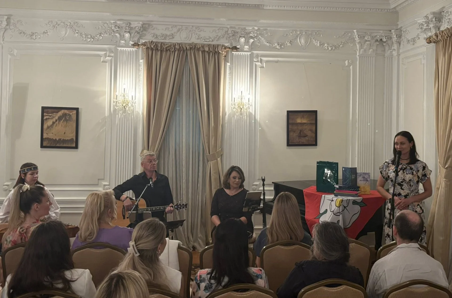 Muzika ir poezija keliauja per Ameriką. Sustojimas -LT ambasada Washington D.C.