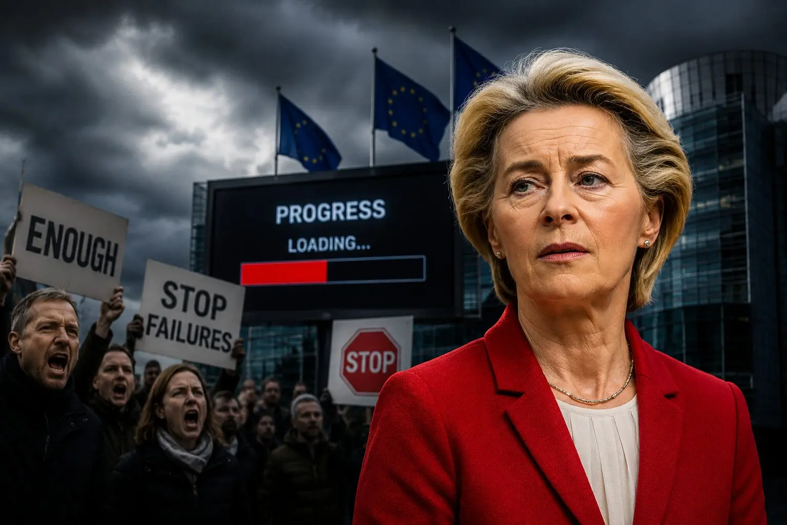 Briuselyje verda pyktis dėl U. von der Leyen: prabilta apie stringančią pažangą.Daugeliui baigiasi kantrybė?