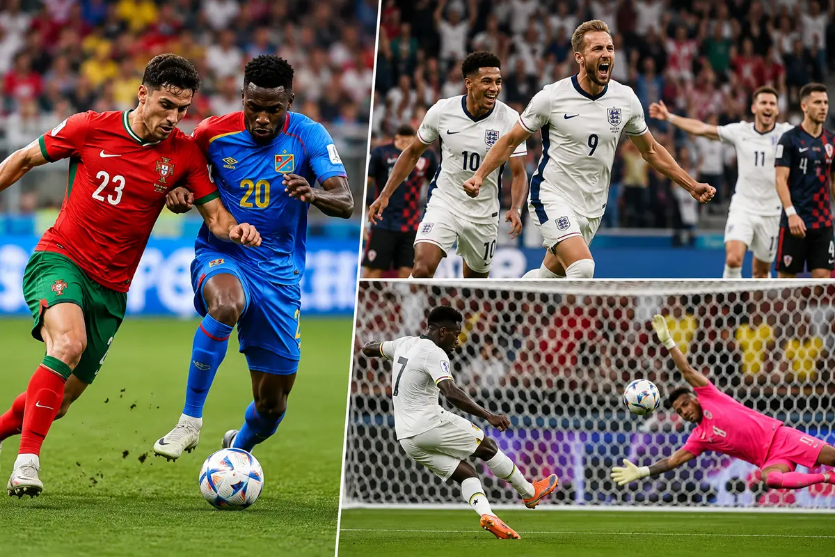 FIFA:Portugalija užstrigo, Anglija mobilizavosi, o Gana išplėšė pergalę paskutinėmis sekundėmis