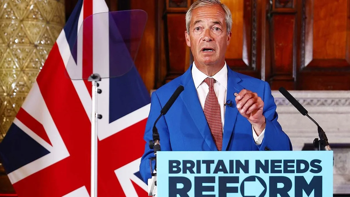 „Reform UK“ žada atimti socialines išmokas iš visų užsieniečių – planas paliestų ir ES piliečius